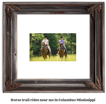 horse trail rides near me in Columbus, Mississippi